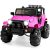 Best Choice Products 12V Ride On Car Truck w/ Remote Control, 3 Speeds, Spring Suspension, LED Light – Pink