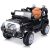 Costzon Ride On Jeep Car, 12V Rechargeable Powered Electric Truck w/ 2 Motors, Parental Remote Control & Manual Modes, Open Doors, Head/ Rear Lights, MP3, Music, Horn, High/Low Speed (Black)