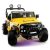 Moderno Kids Explorer 2 (Two) Seater 12V Power Children Ride-On Car Truck with R/C Parental Remote + EVA Rubber LED Wheels + Leather Seat + MP3 Music Player Bluetooth FM Radio + LED Lights (Yellow)